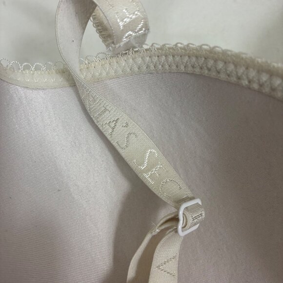 Body By Victoria Lined Demi Lace Trim Bra 34DD Elegant Everyday - Picture 6 of 9